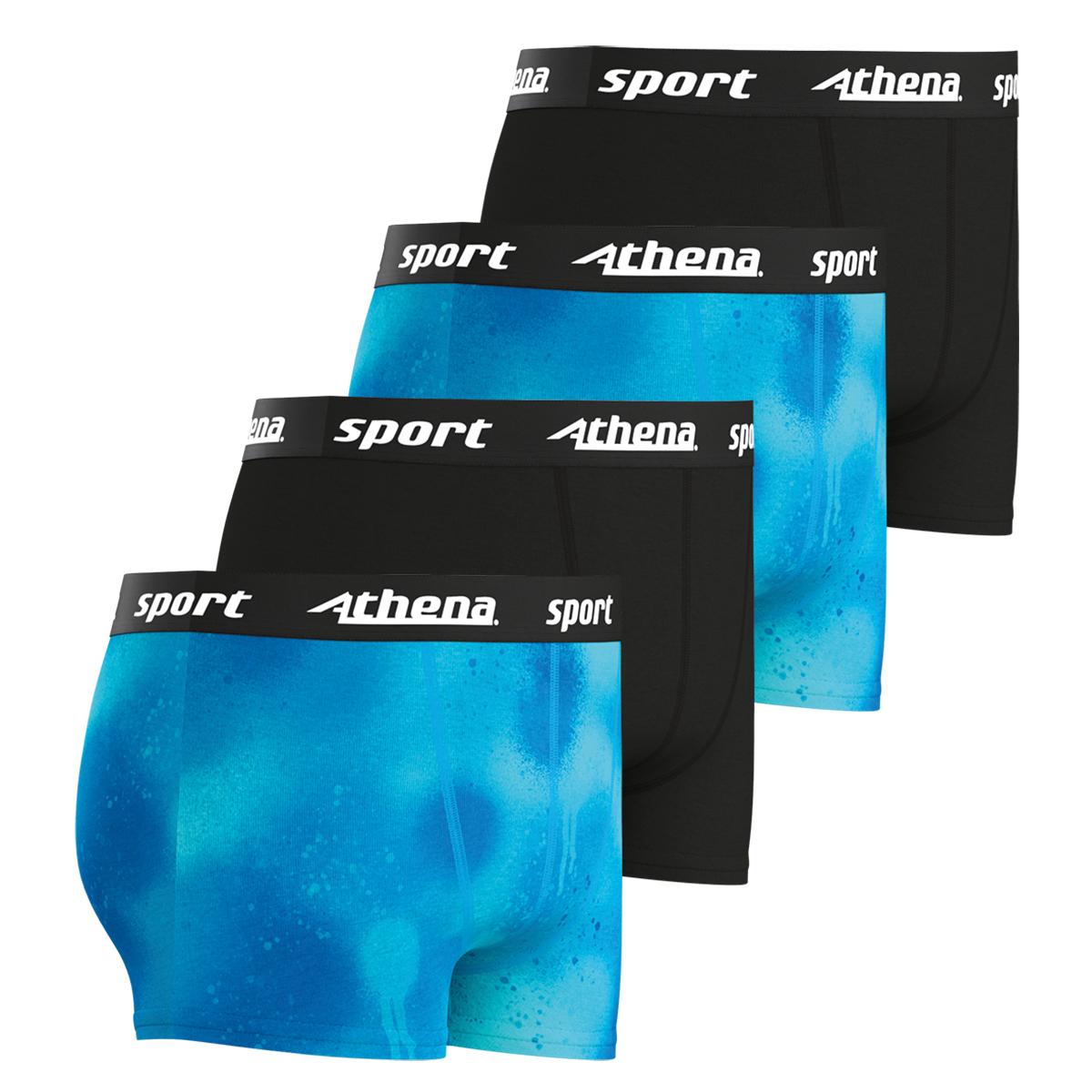 Lot de 4 boxers garçon Sport Athena