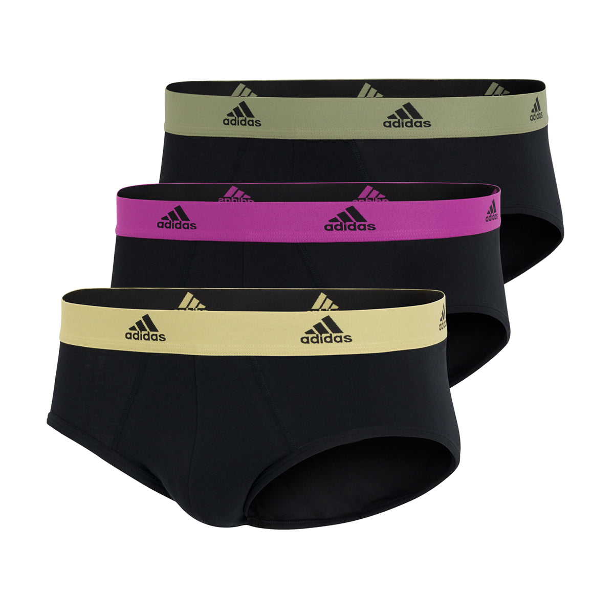 Lot de 3 slips homme Active Flex Coton Adidas