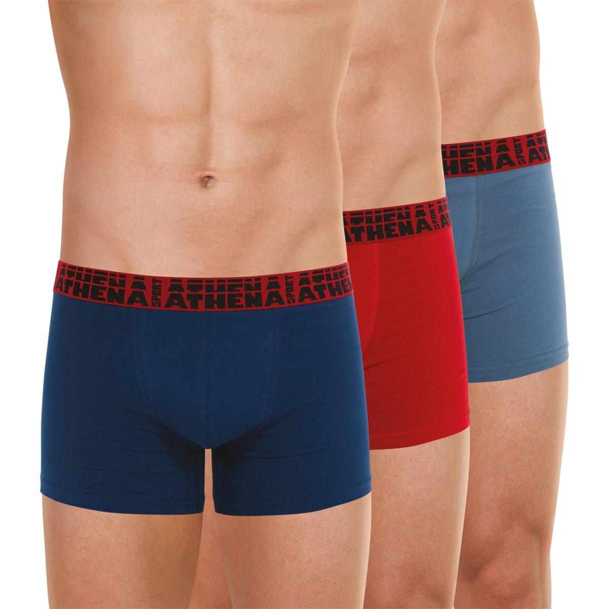 Lot de 3 boxers homme Athena