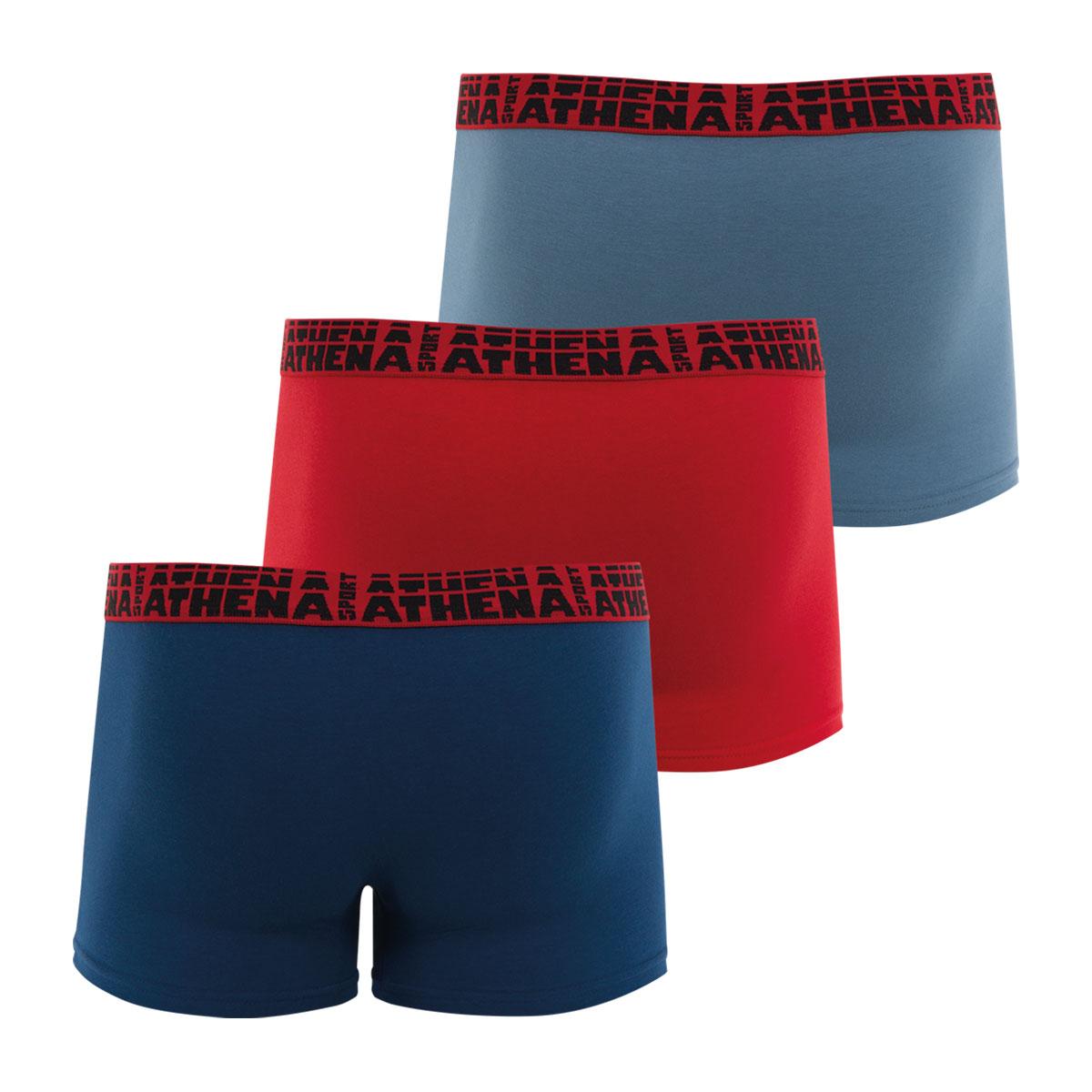 Lot de 3 boxers homme Athena