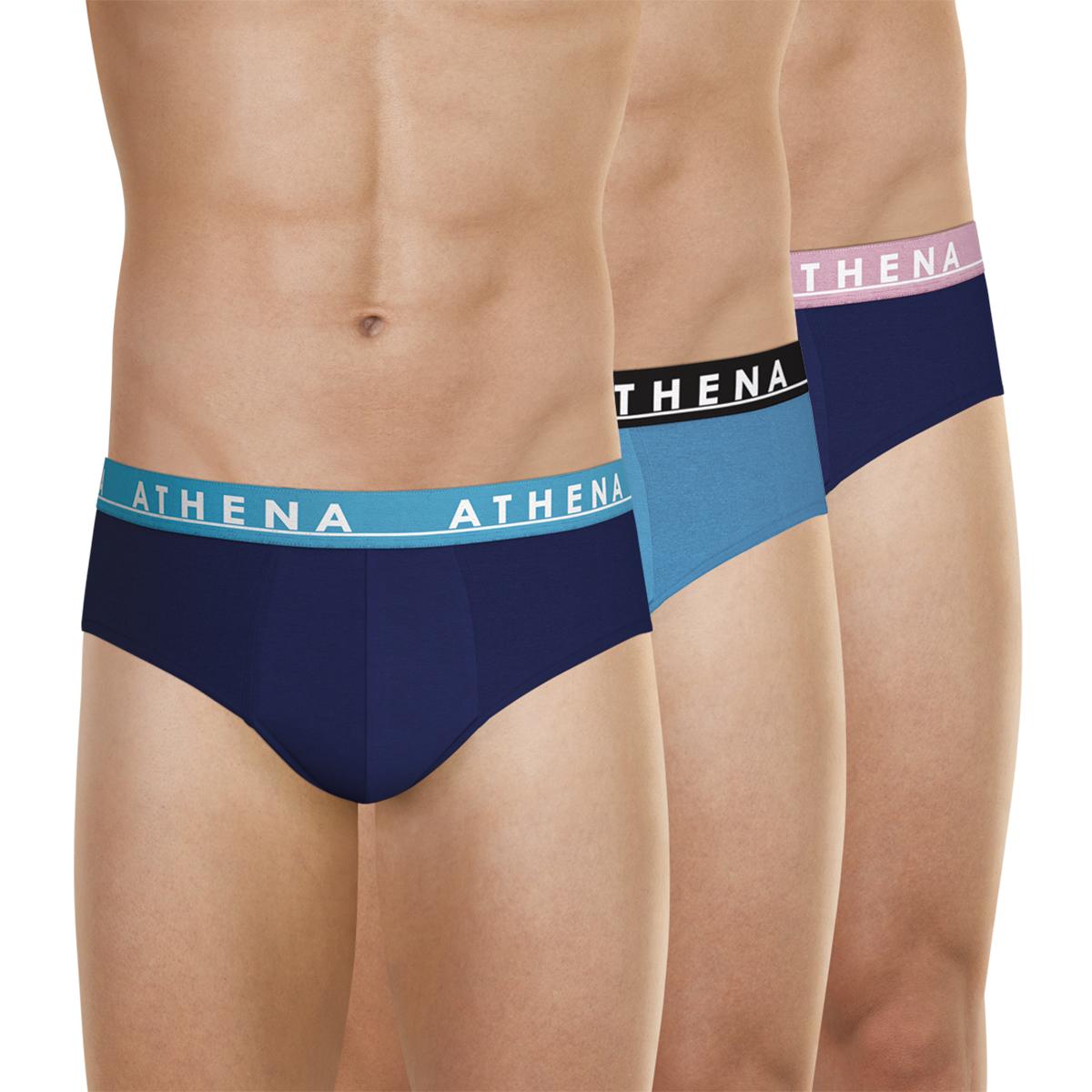 Lot de 3 slips homme Easy Color Athena