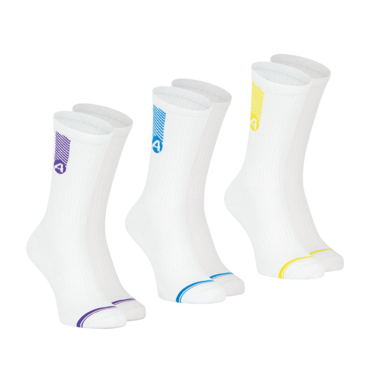 Lot de 3 paires de chaussettes mi-hautes homme Training Dry Athena