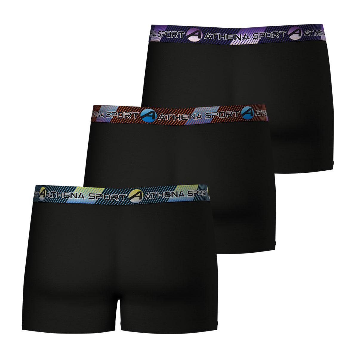 Lot de 3 boxers longs homme Training Dry Athena