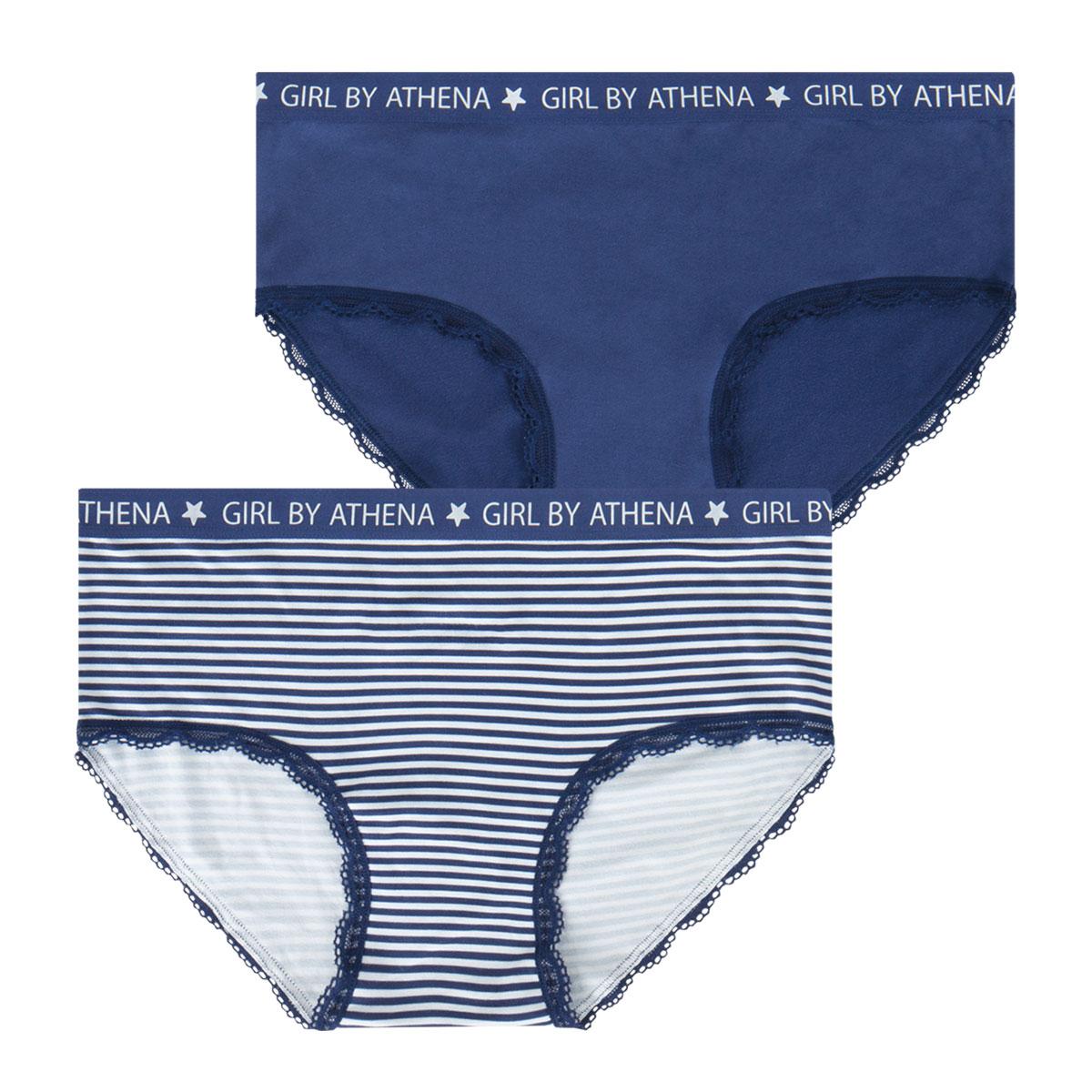 Lot de 2 boxers Girl Douceur by Athena Fille