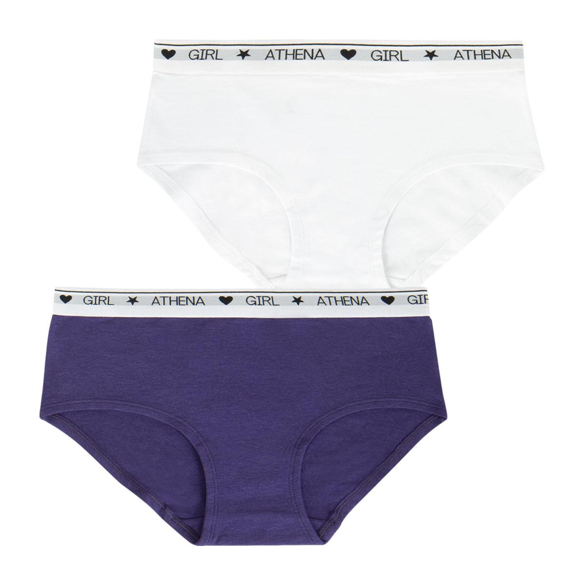 Lot de 2 boxers fille Coton Ultra Doux Athena Fille