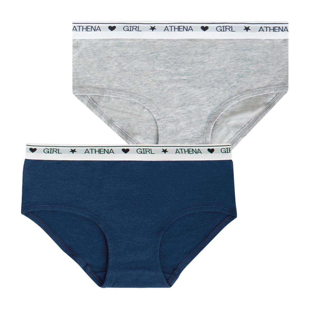 Lot de 2 boxers fille Coton Ultra Doux Athena Fille