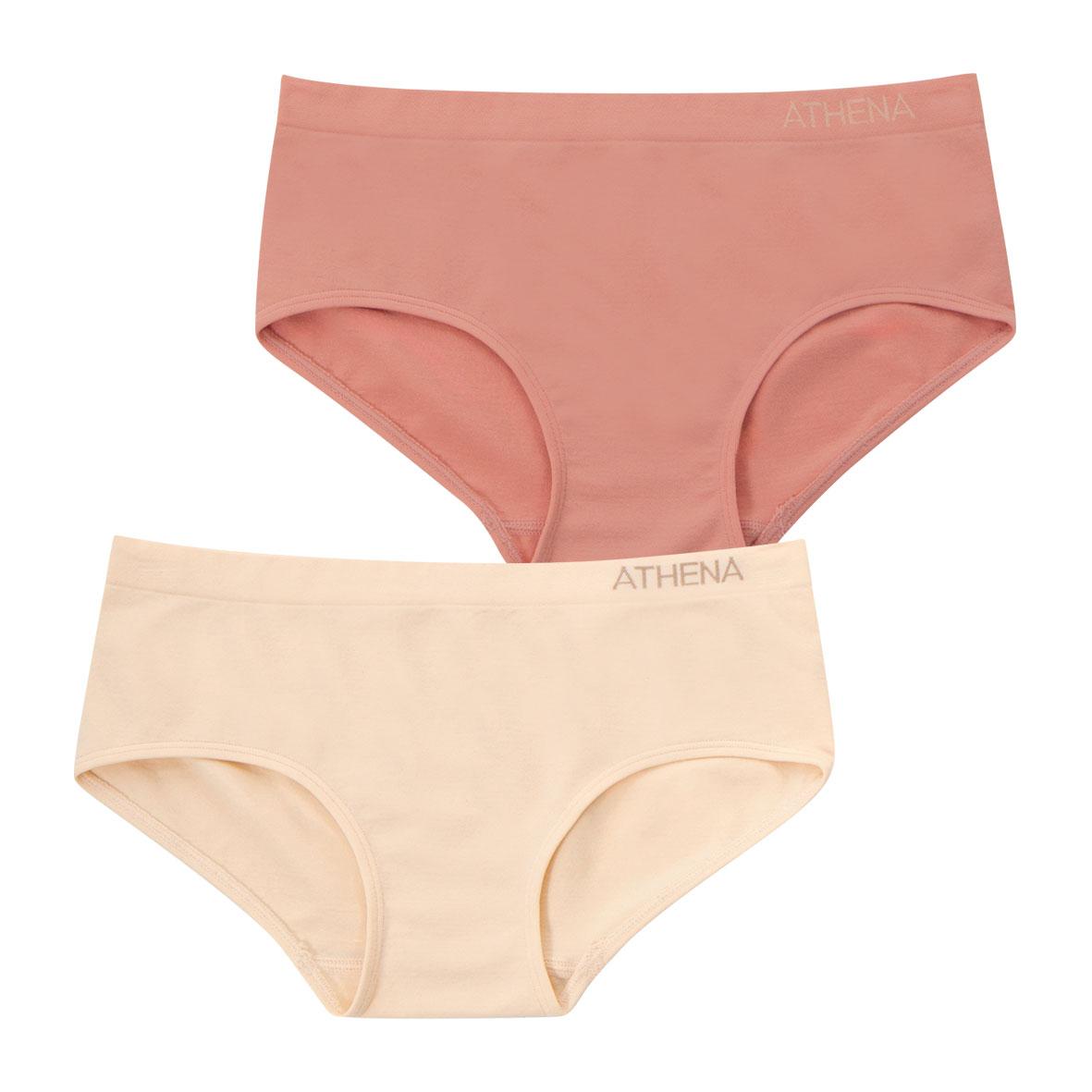 Lot de 2 boxers fille Sans Couture Fashion Athena Fille